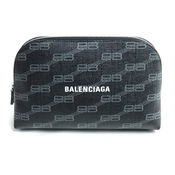 Balenciaga Pouch Black BB Monogram - Picture 1 of 5